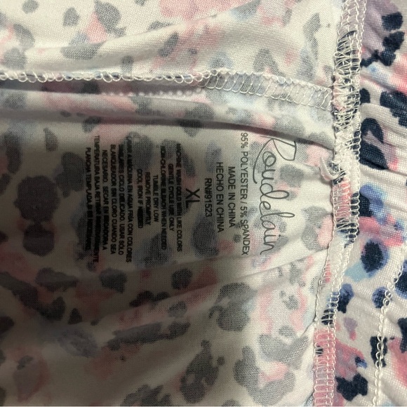 Leopard Print  Pajama Jogger Pants - Picture 2 of 6